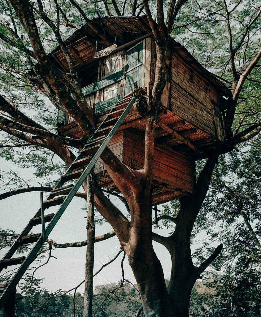 Baumhaus als Unterkunft in Österreich, Waschpoint